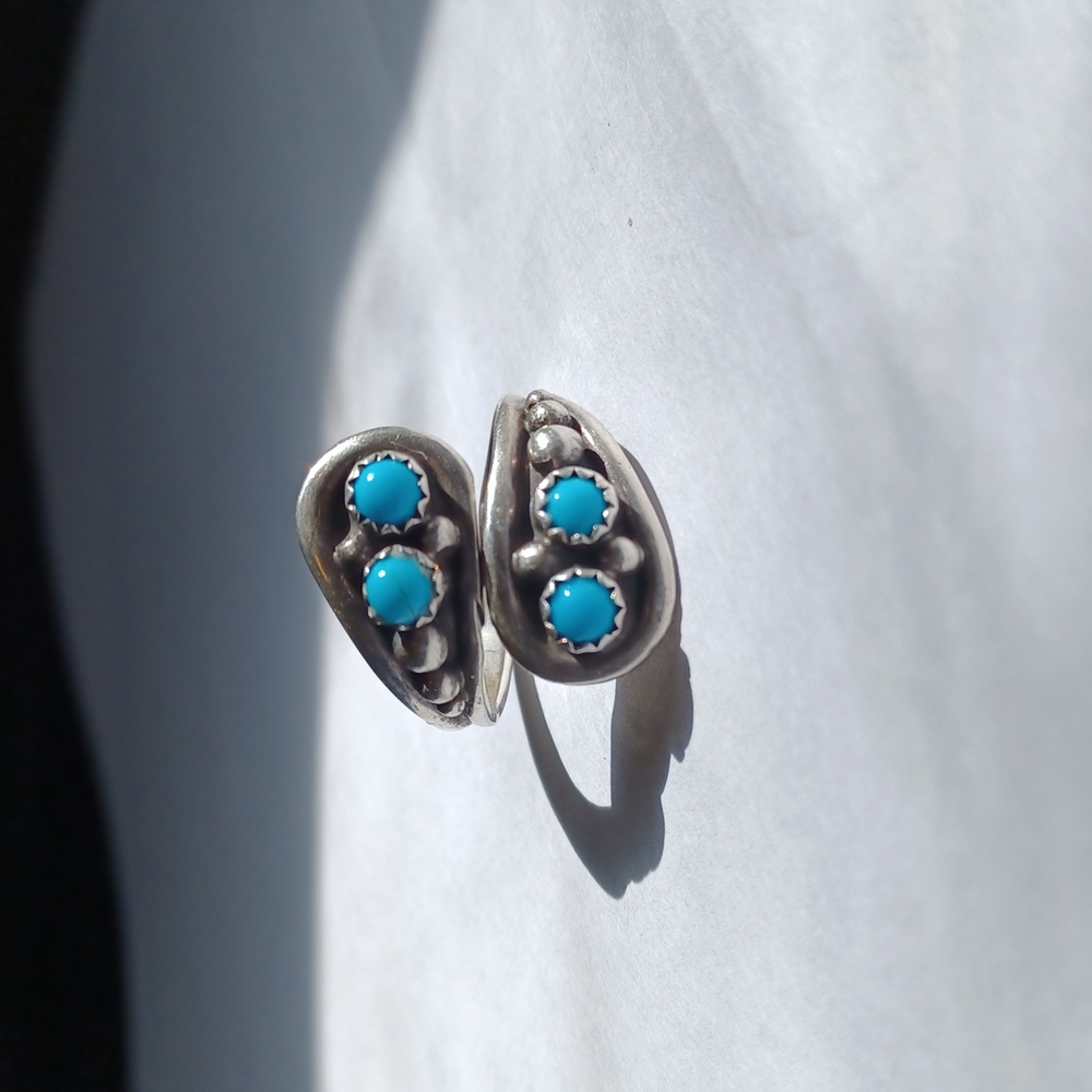 SS TURQUOISE RING - Picture 4 of 8